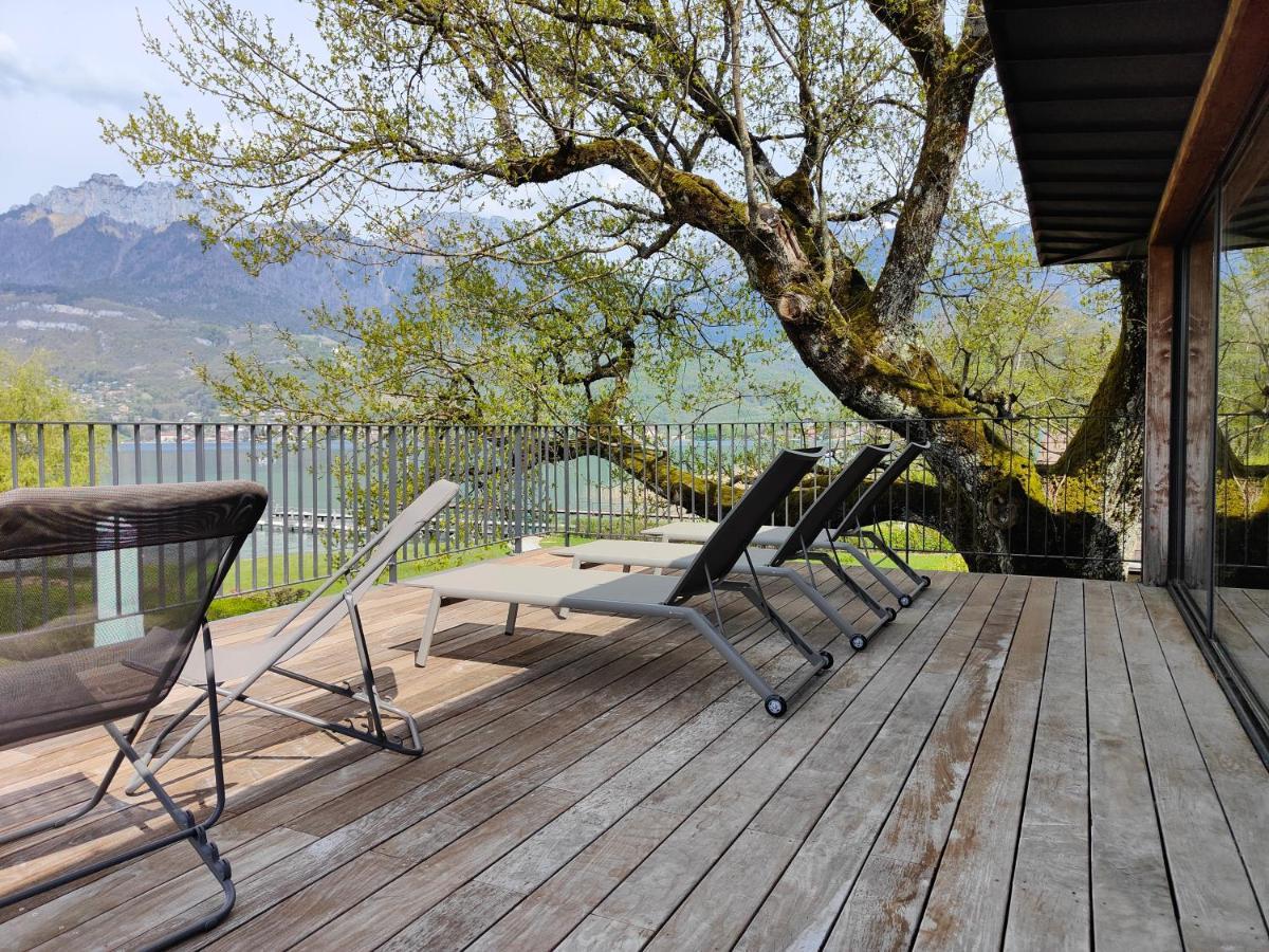 Le Petit Letraz Hotel Duingt Buitenkant foto